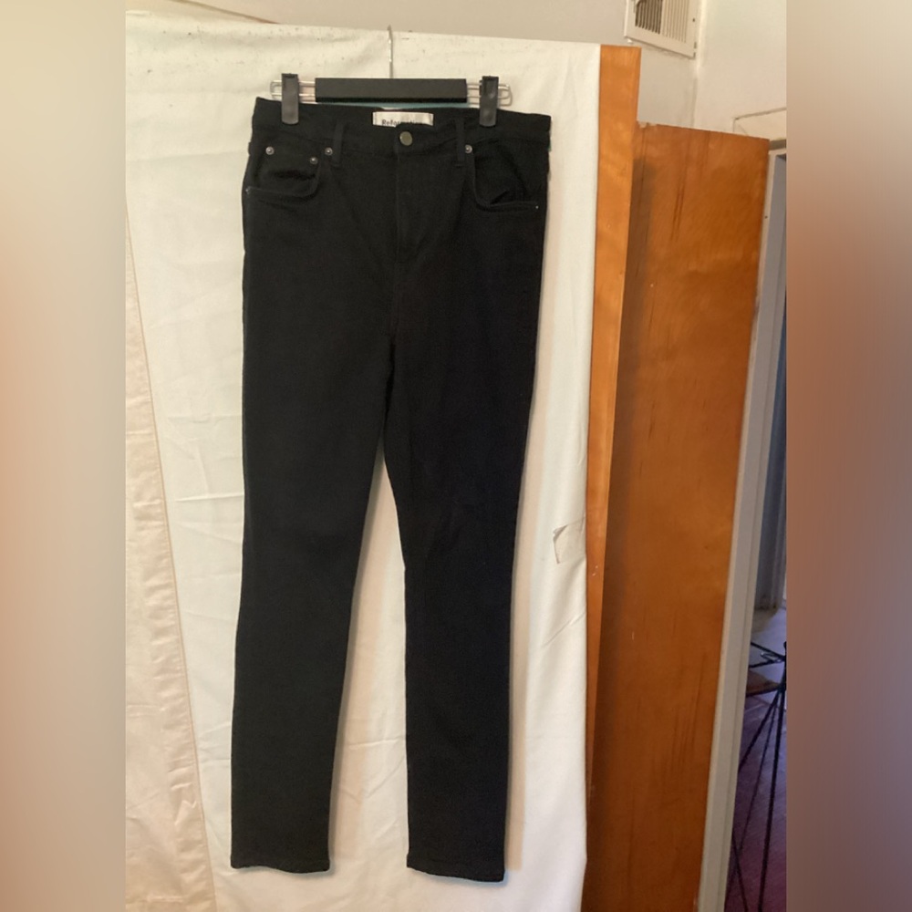 REFORMATION HIGH CUT SKINNY JEANS SZ 28